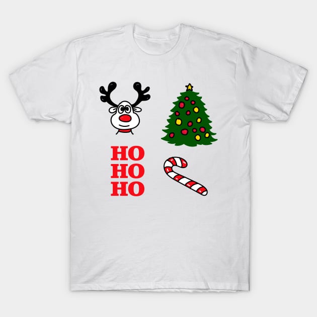 New Year & Christmas cute design T-Shirt by Daria Popkova